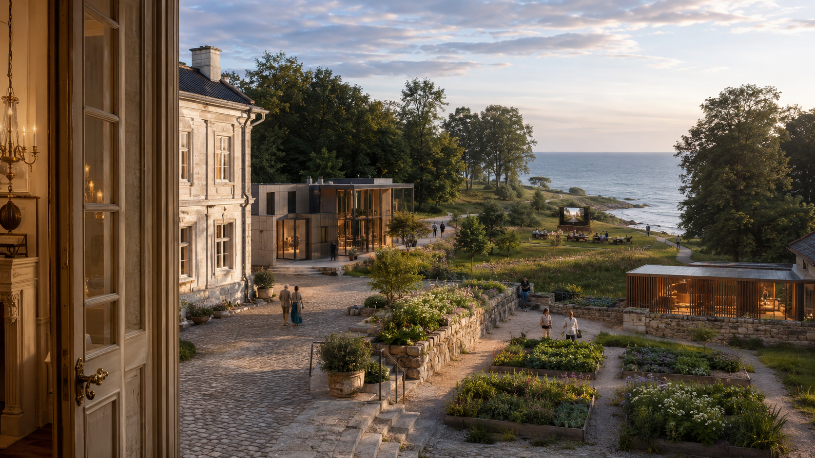 Heritage destination activated through culture, wellness, gardens and nature